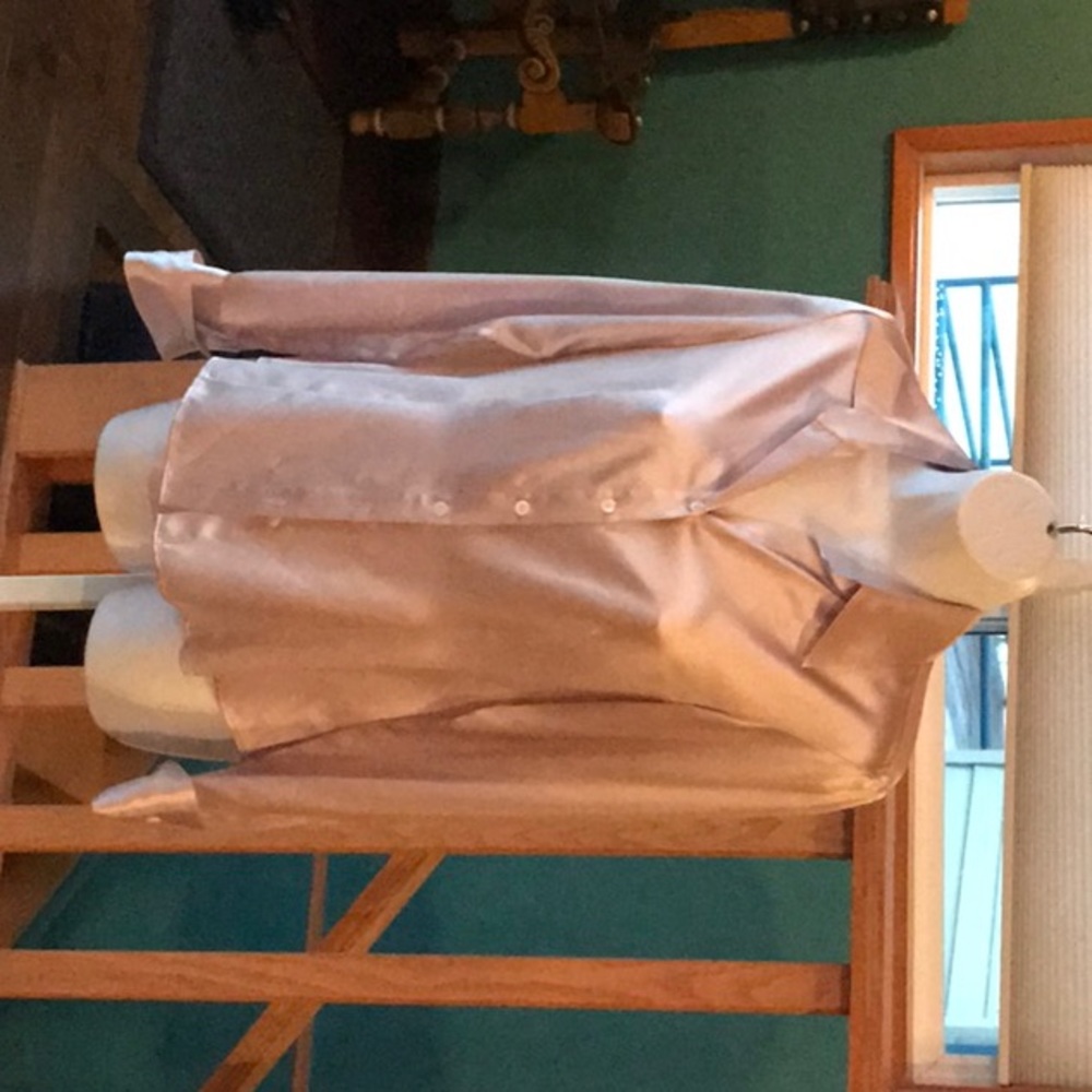 100% Silk pale lavender Brooks Brothers blouse